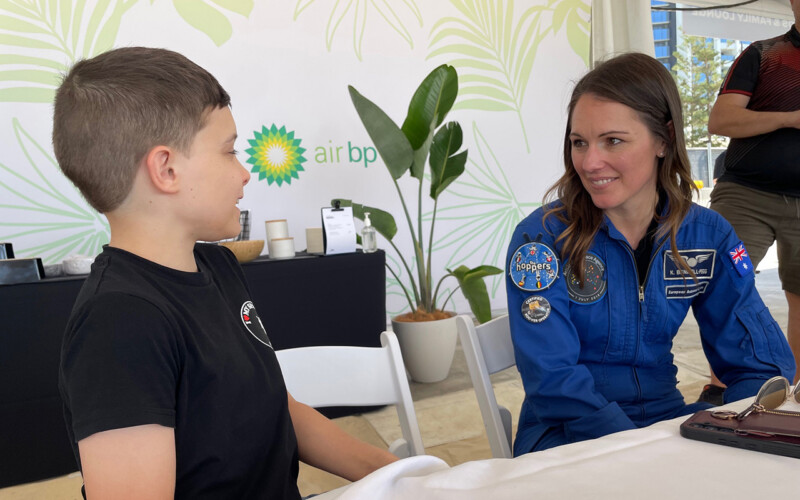 Cathedral Student Meets Australia’s First Astronaut at the Pacific Airshow